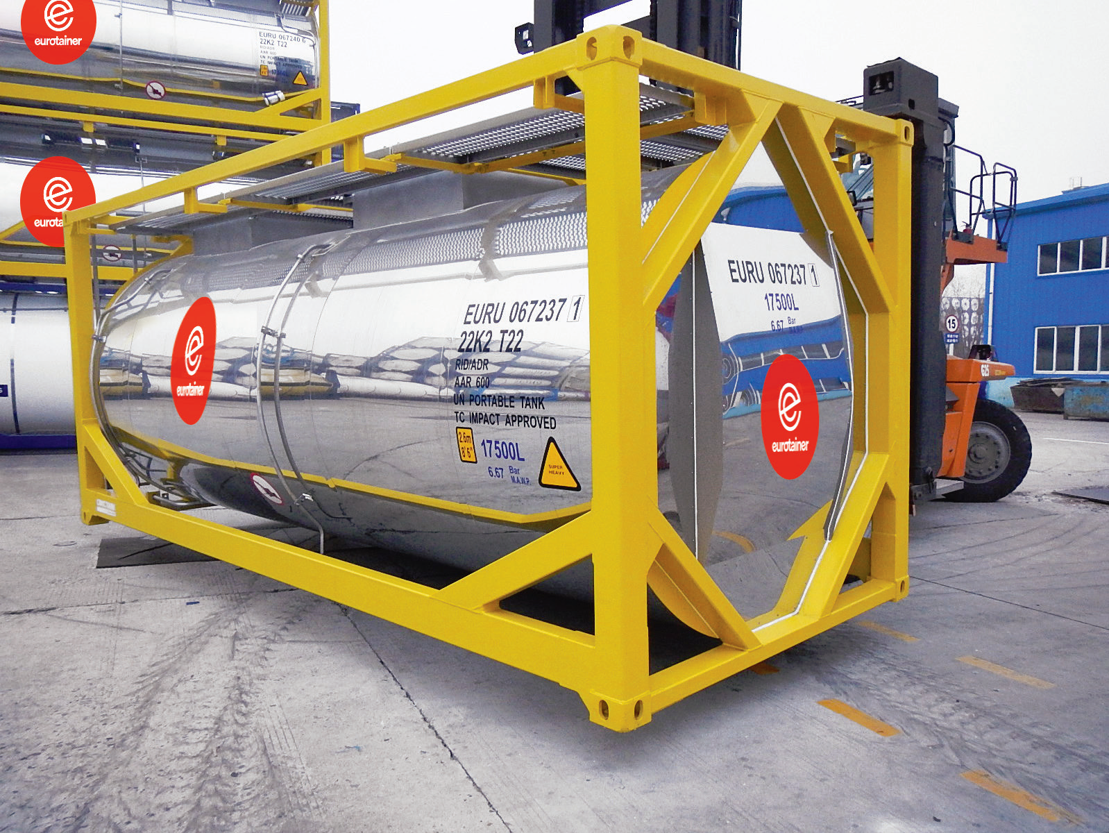Tank containers for liquids - Eurotainer